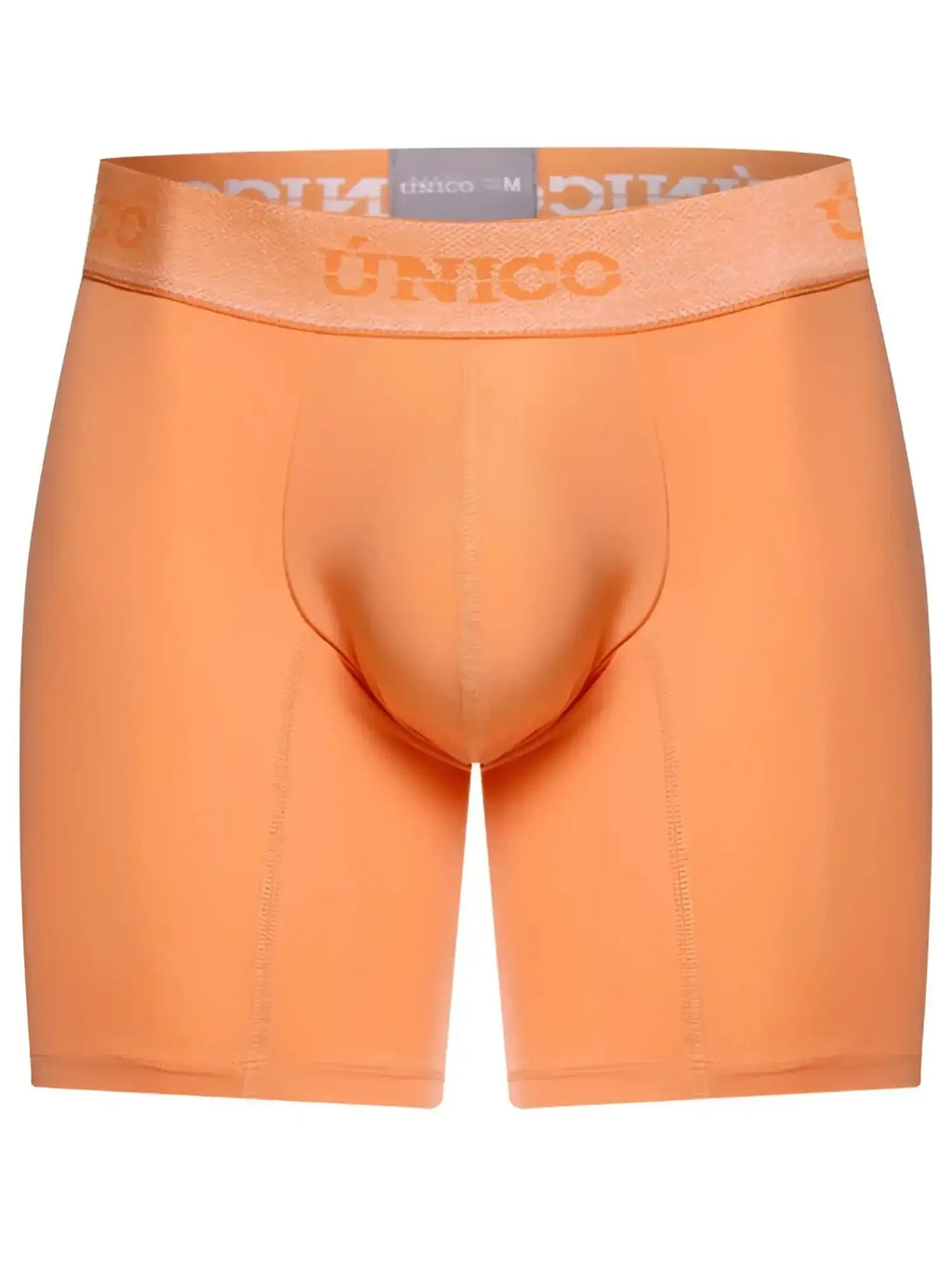 Front view of Unico Classic Boxer Briefs in apricot.