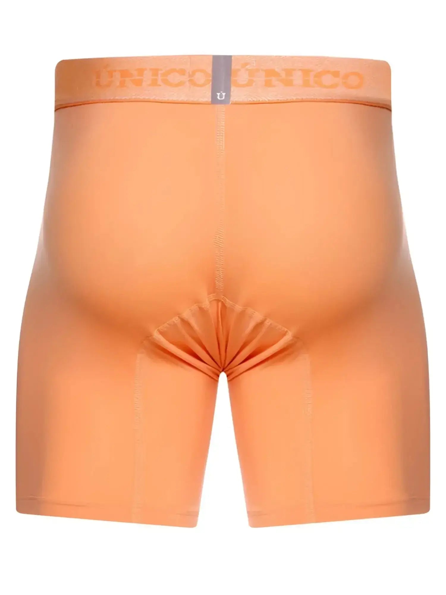 Back view of Unico Classic Boxer Briefs in apricot.