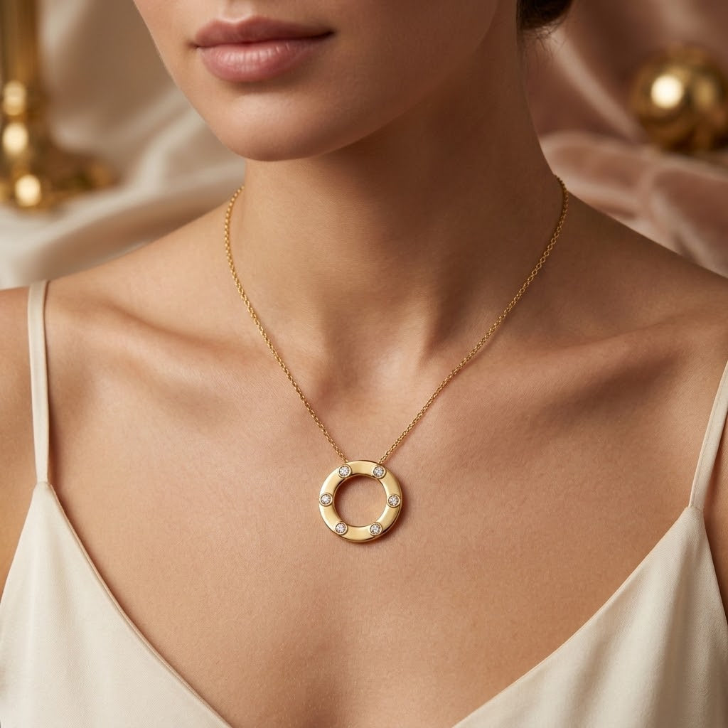 Aurora Necklace – Gold