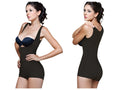 Black vedette 138 lillian high-back underbust body shaper seamless bodycon shapewear with built-in bra and high waist design
