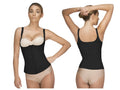 Black Vedette 400 Felice underbust waist cincher corset with underwire adjustable straps and front zipper closure