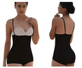 Black and white seamless bodycon vedette 5099 strapless body shaper with thin straps and butt lifter design