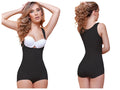 Black Vedette 936 Ariana high back shapewear with white underwire bra cups and adjustable wide straps in form-fitting fabric