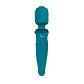 Teal viben fierce rechargeable wand massager with smooth ergonomic design for muscle and body relaxation