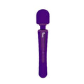Purple vibeen obsession rechargeable wand massager with rounded head and textured grip for personal massage