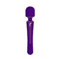 Purple vibeen obsession rechargeable wand massager with rounded head and textured grip for personal massage