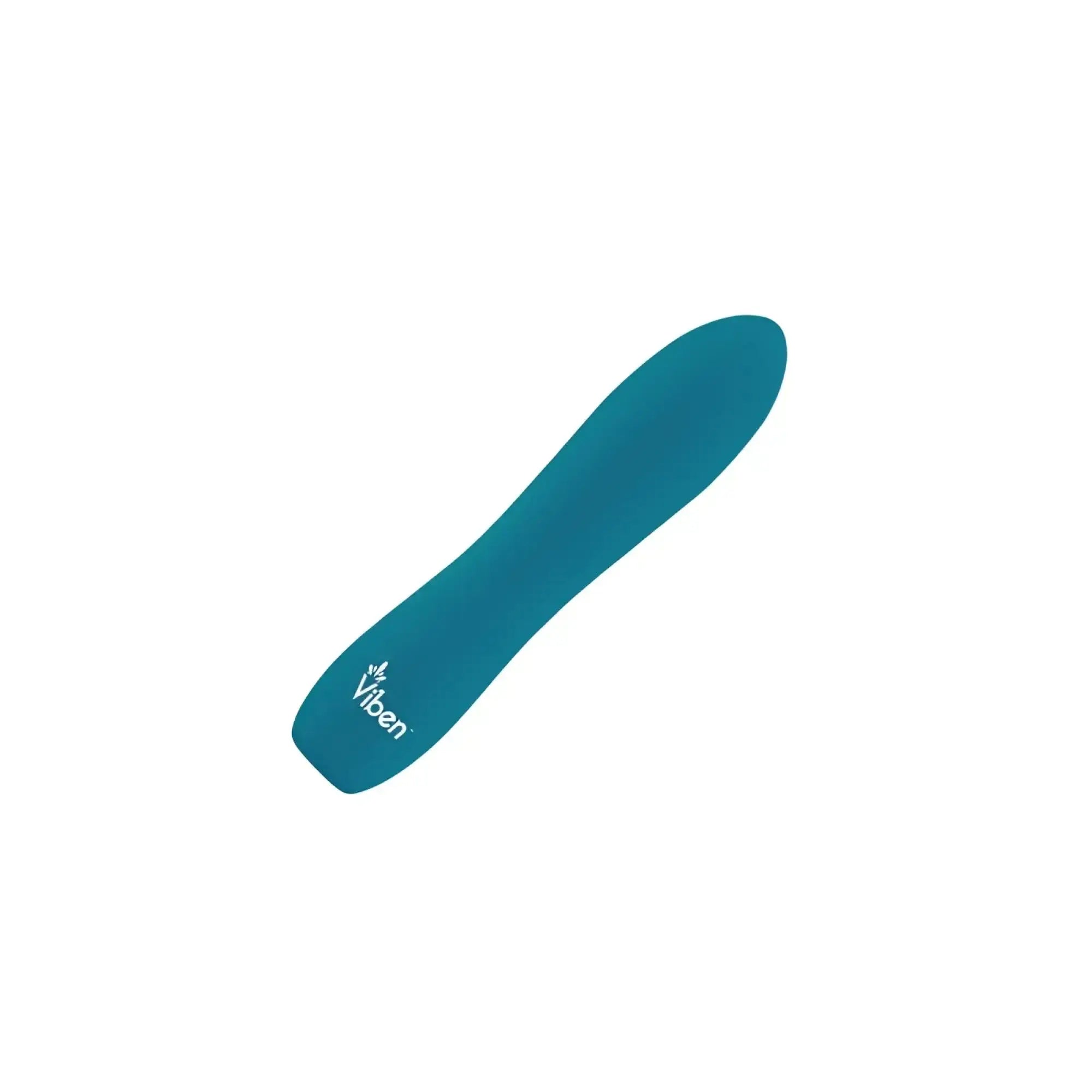 Teal viben vivacious rumble motor rechargeable bullet ocean personal pleasure device with smooth ergonomic design