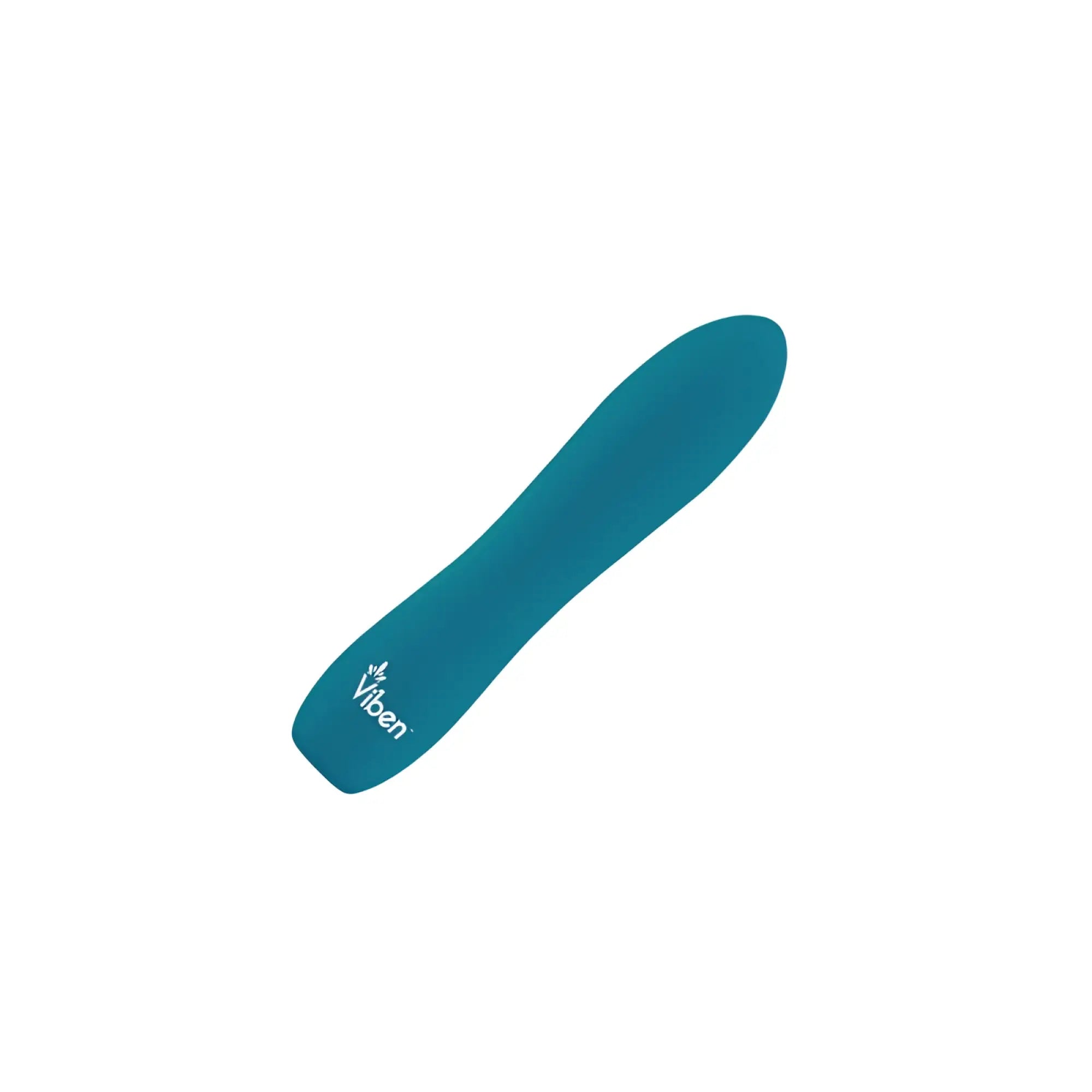 Teal viben vivacious rumble motor rechargeable bullet ocean personal pleasure device with smooth ergonomic design