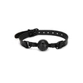 Whipsmart whip smart diamond deluxe ball gag black with black leather strap and matte-finished spherical ball