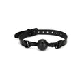 Whipsmart whip smart diamond deluxe ball gag black with black leather strap and matte-finished spherical ball