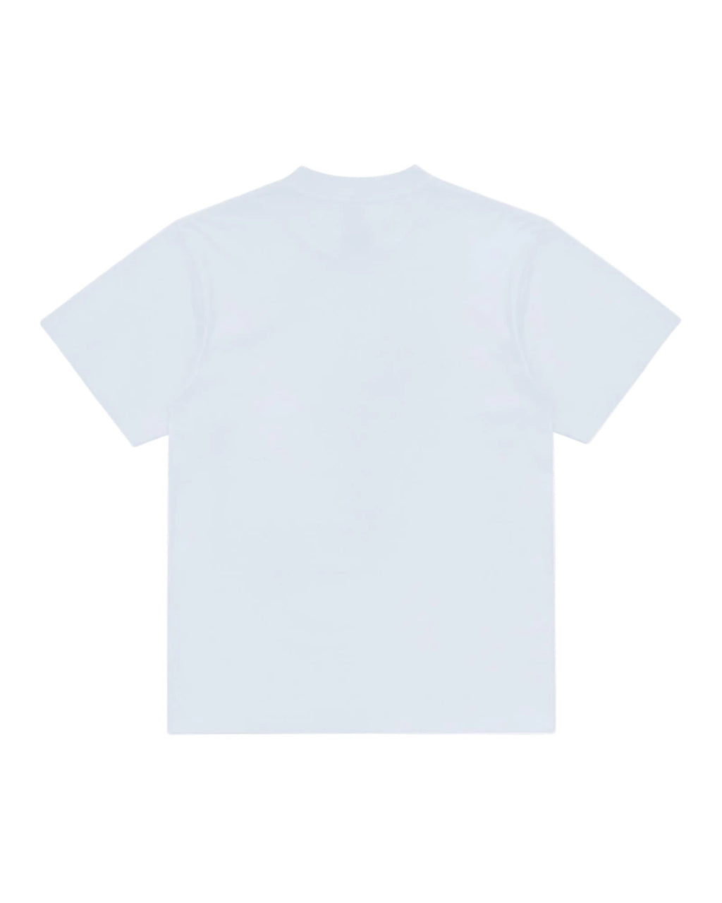 Back view of a plain, light blue Superior Tee short-sleeve t-shirt with a standard crew neck.
