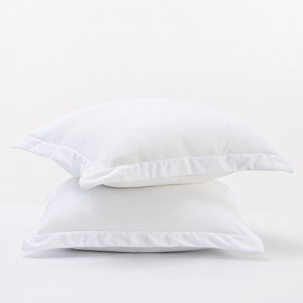 Fur Velvet European Pillowcase Set - Ivory