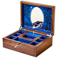 Wolf Ballet Musical Jewellery Box - Swan Lake Walnut Wood