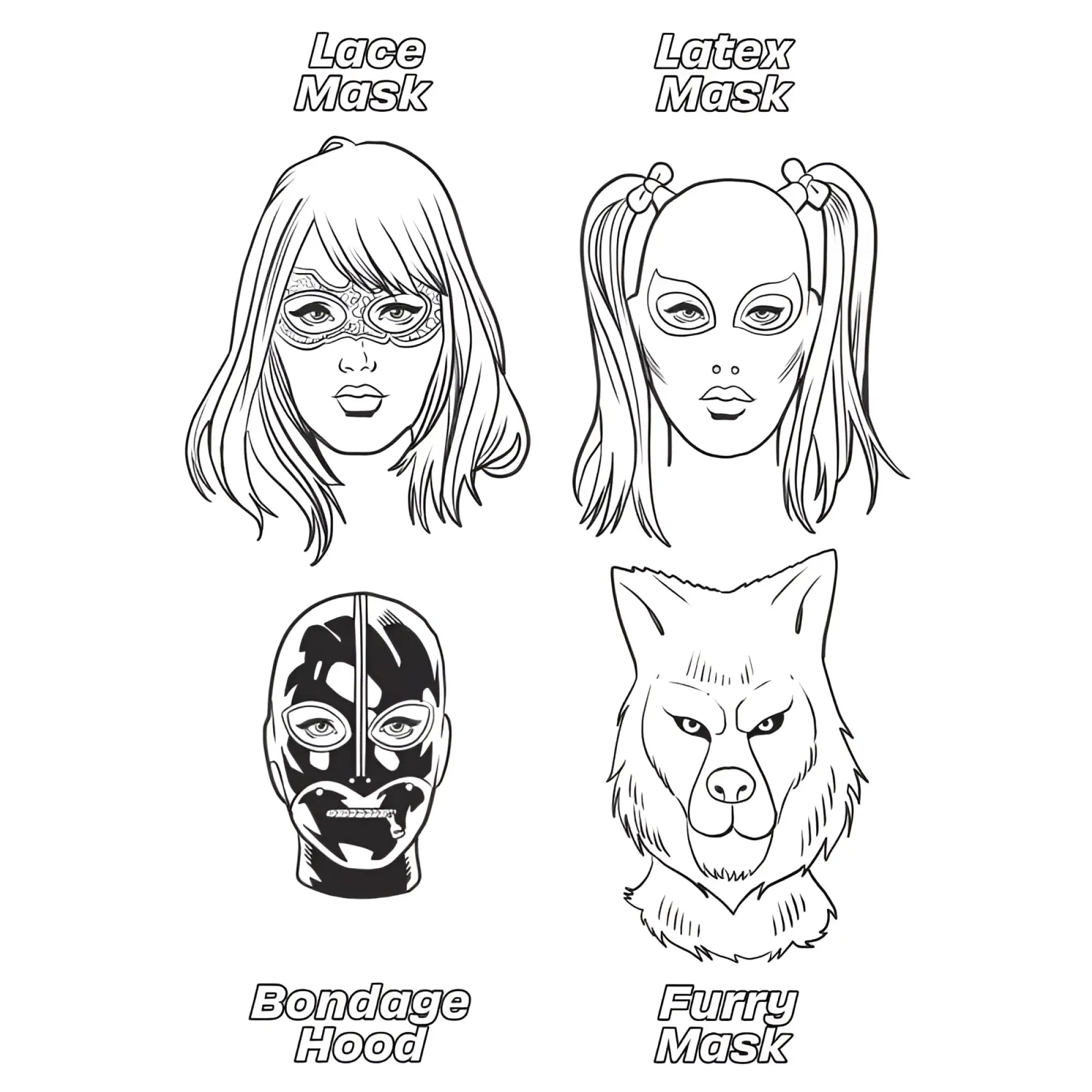 Lace mask with intricate floral patterns and delicate semi-transparent design featured in wood rocket fetishes are fun colouring book