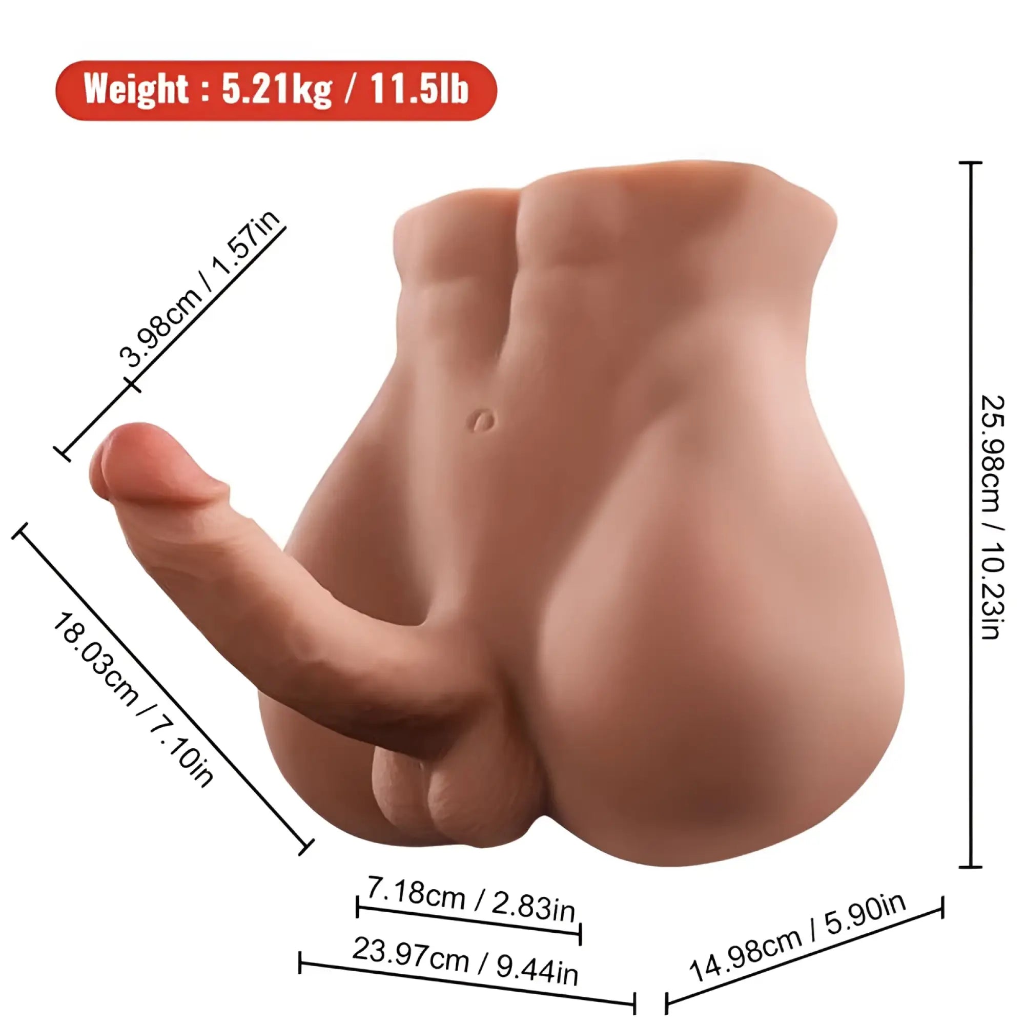 Realistic flesh-toned silicone xise bartlett 5kg usb auto thrusting 15cm male cock and ass with detailed contours