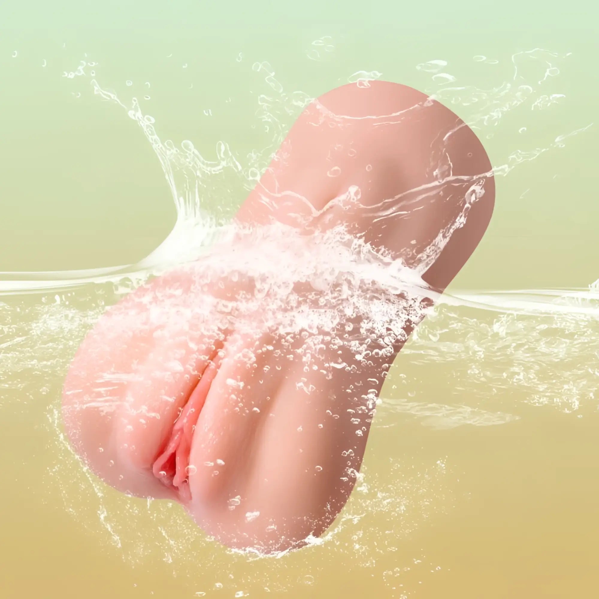 Pink silicone anal plug with realistic texture and contours from xise elaine vibrating sucking vaginal masturbator