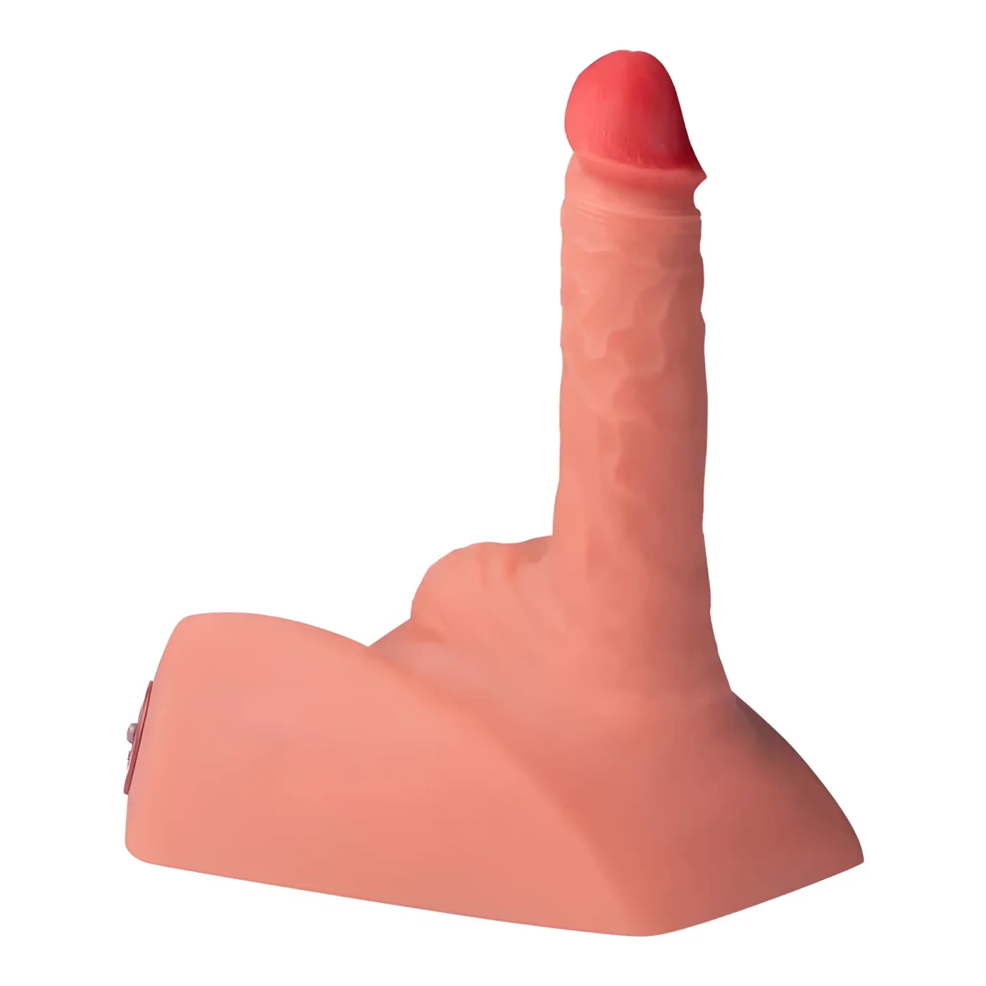 Pink silicone male masturbator xise michael 2.5kg usb auto thrusting 20cm with textured shaft and red tip