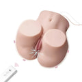 Pink silicone buttock-shaped massage device with remote control xise mignon 6kg usb auto suction for pussy and ass