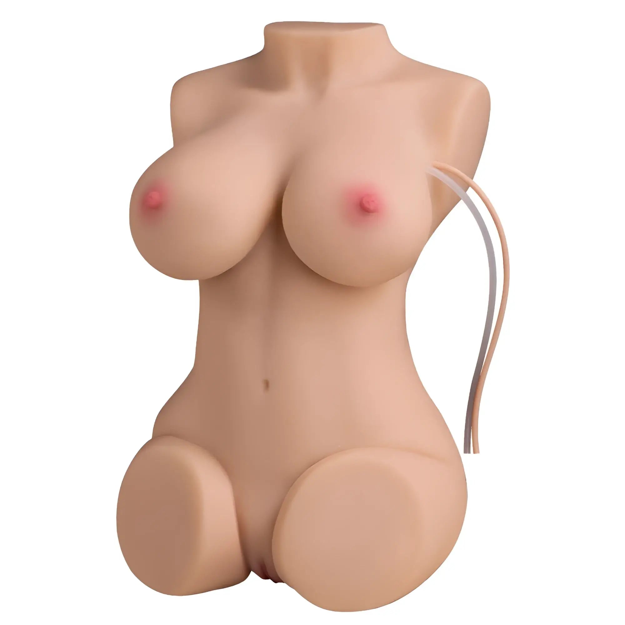 A realistic silicone female torso in lifelike skin tone with detailed anatomy for medical training use xise wendy 6kg model