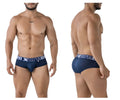 Navy xtremen 41316 microfiber men’s briefs with white xtrem branding on the waistband