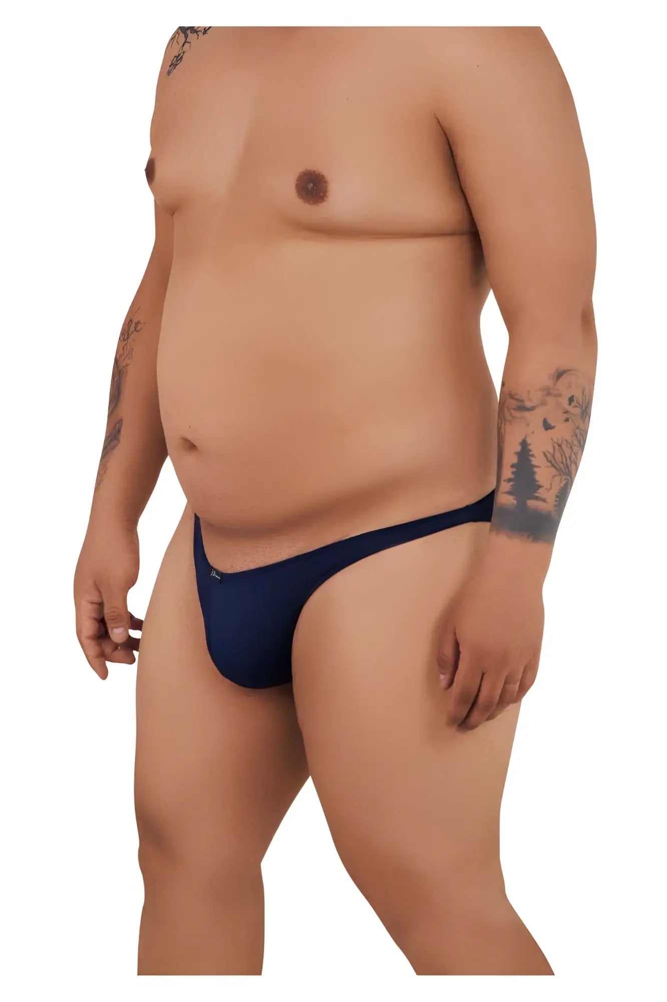 Navy blue microfiber bikini briefs xtremen 91093x in dark blue designed for comfortable everyday wear