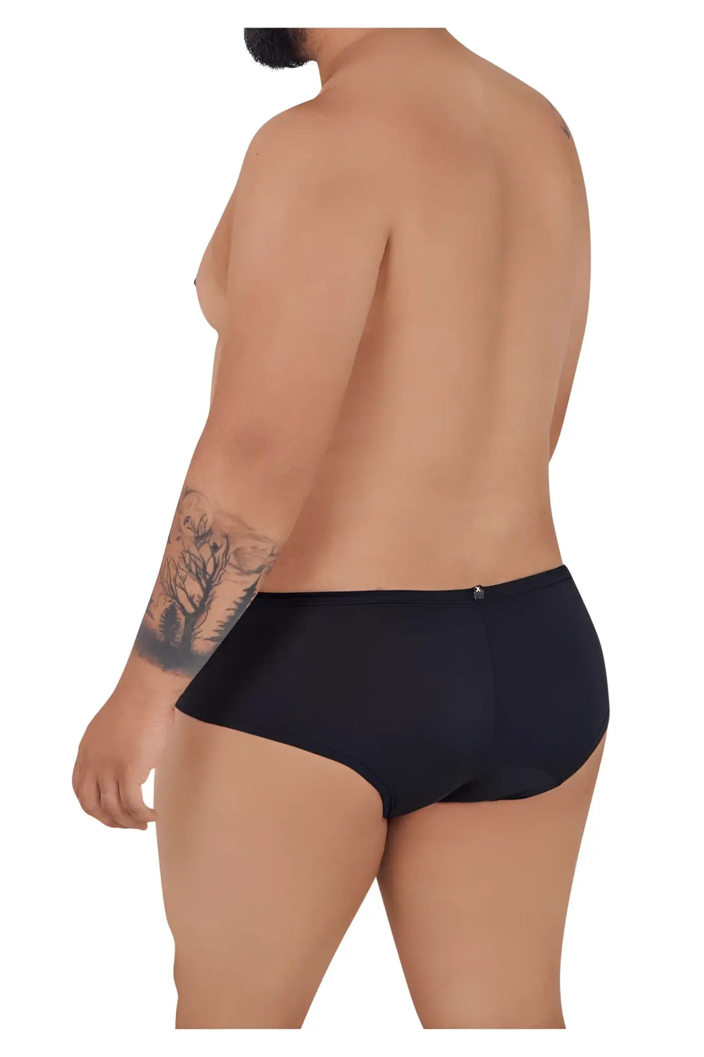 Black xtremen 91103x microfiber trunks with smooth form-fitting design and comfortable supportive fit