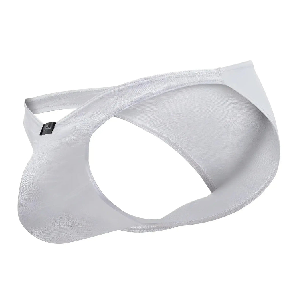 White xtremen 91201 jacquard bikini men’s underwear with smooth stretchy fabric and distinctive cut