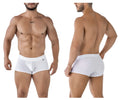 White xtremen 91209b microfiber trunks with subtle textured pattern and small logo on the waistband