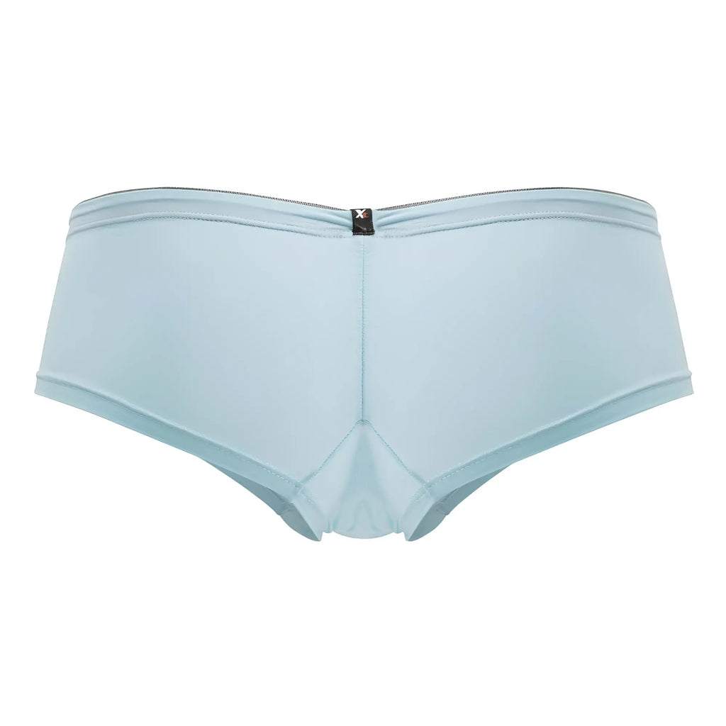 Xtremen 91219 microfiber trunks in seawater color with smooth texture subtle seam and small black waistband logo
