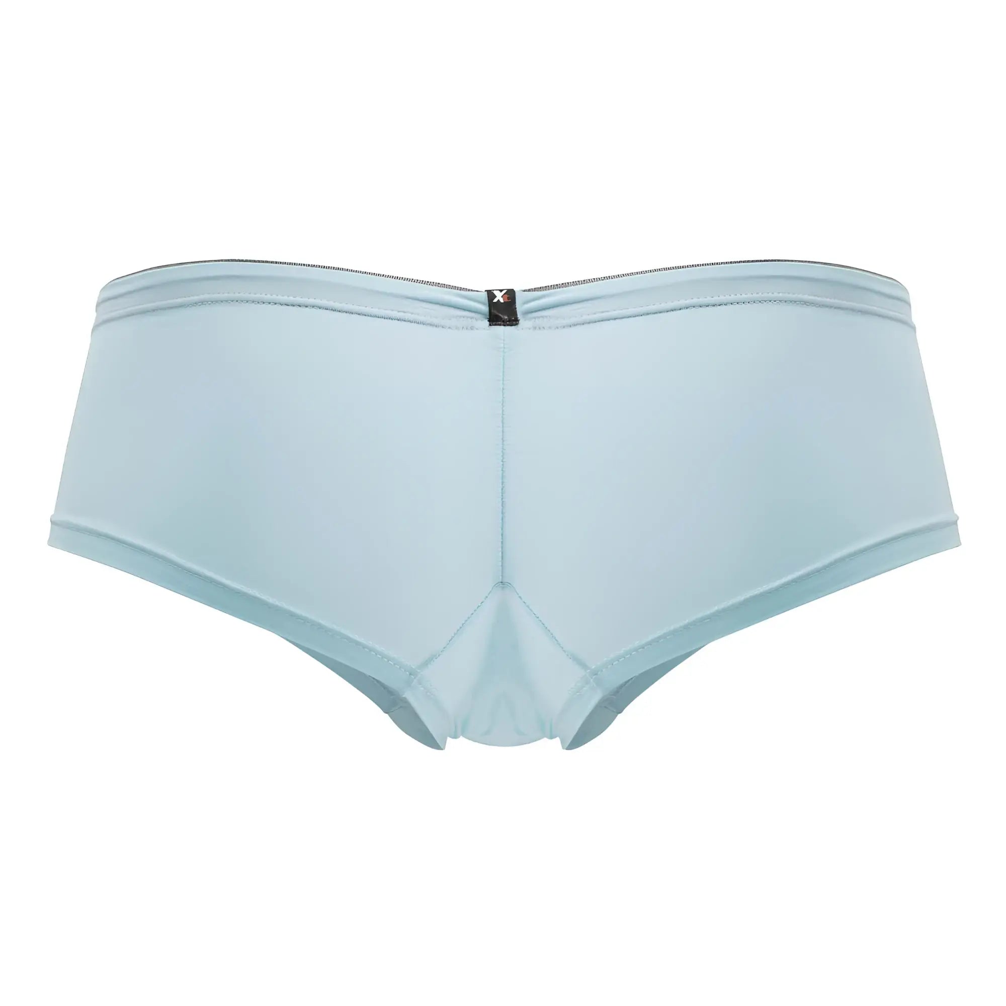 Xtremen 91219 microfiber trunks in seawater color with smooth texture subtle seam and small black waistband logo