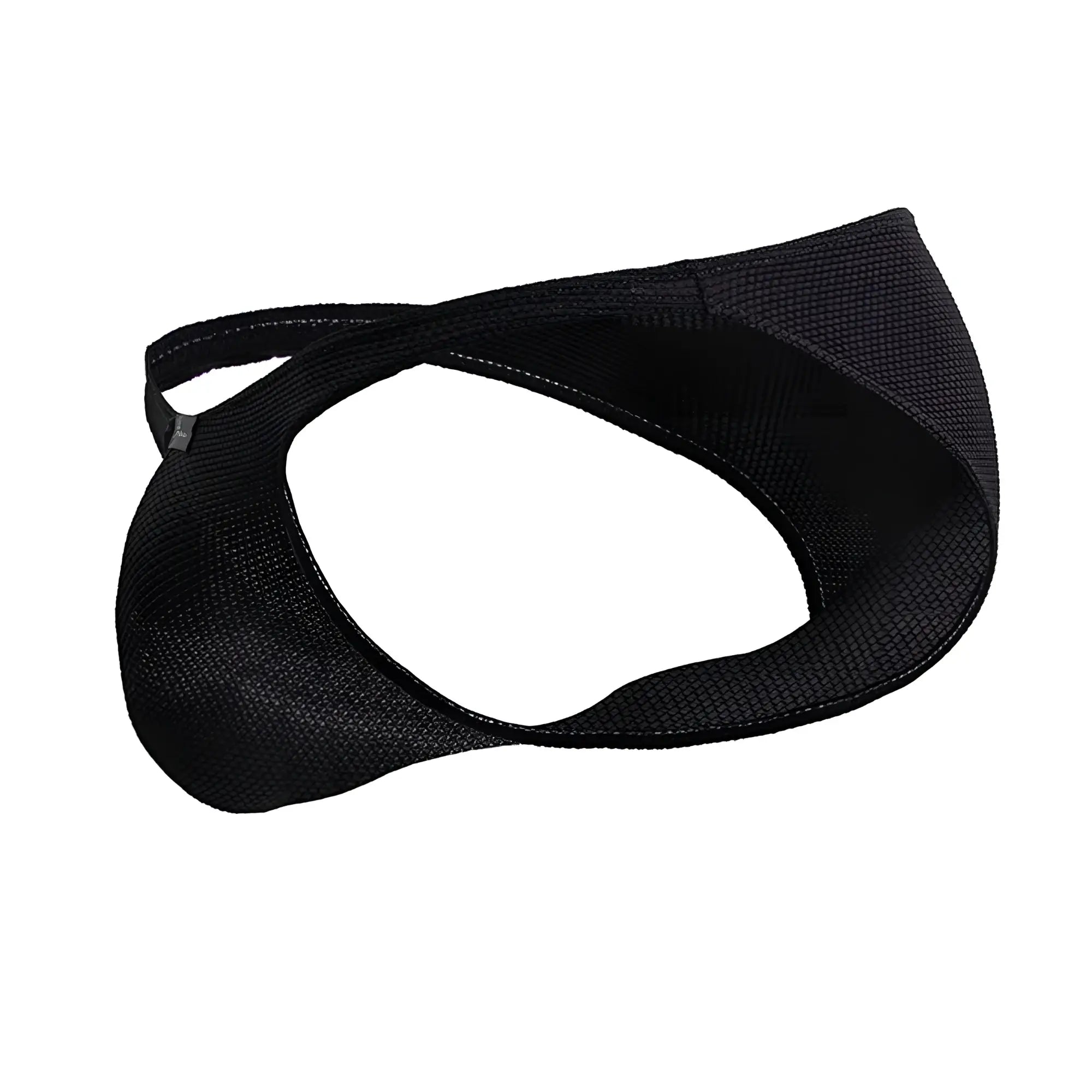 Xtremen 91224 black microfiber bikini briefs with contoured design mesh fabric and adjustable strap