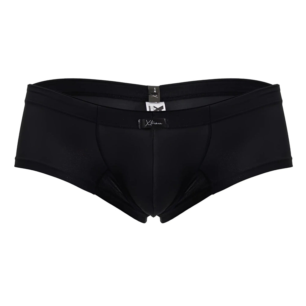 Black Xtremen 91234 microfiber men’s briefs with smooth, form-fitting design and subtle texture