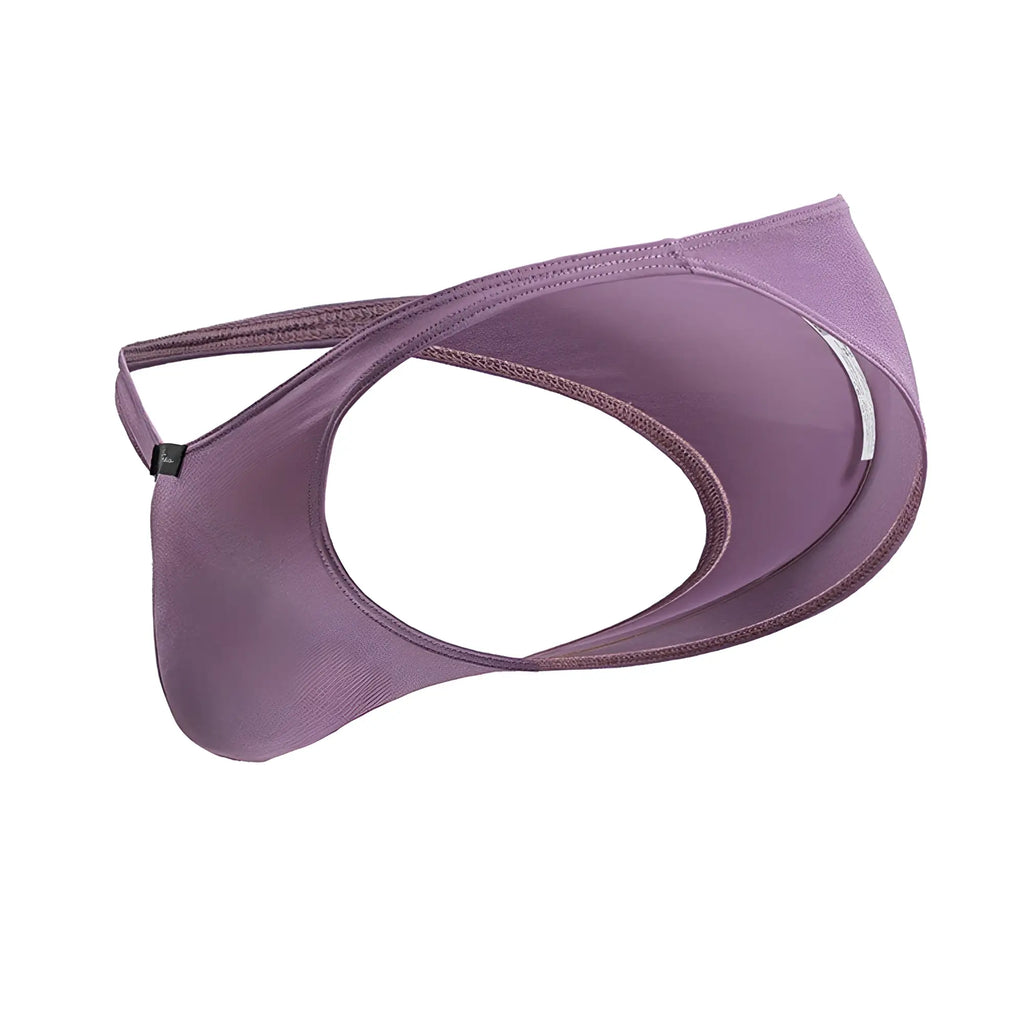 Purple stretchy microfiber briefs with sleek modern design and subtle stitching xtremen 91239 bikini blackberry