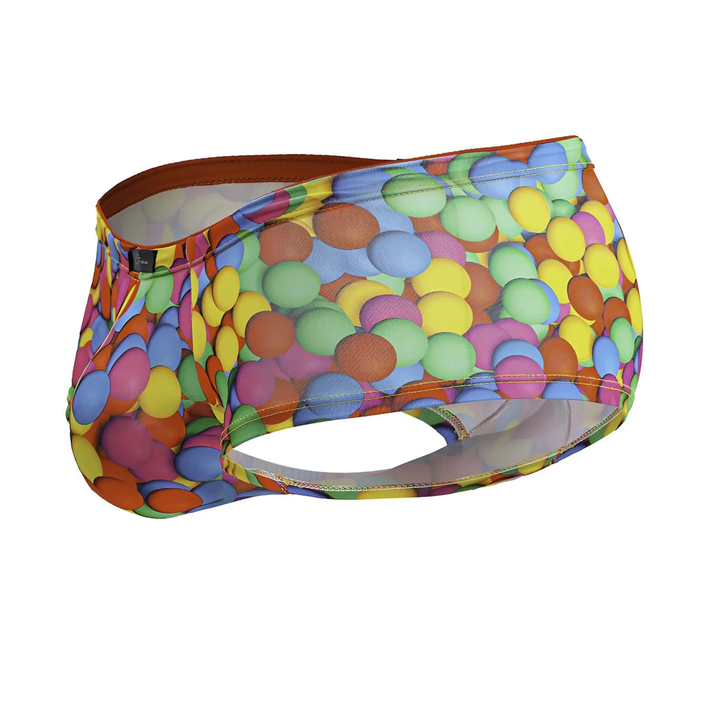 Xtremen 91249 printed trunks color bubbles colorful swim trunks with playful overlapping plastic ball pattern