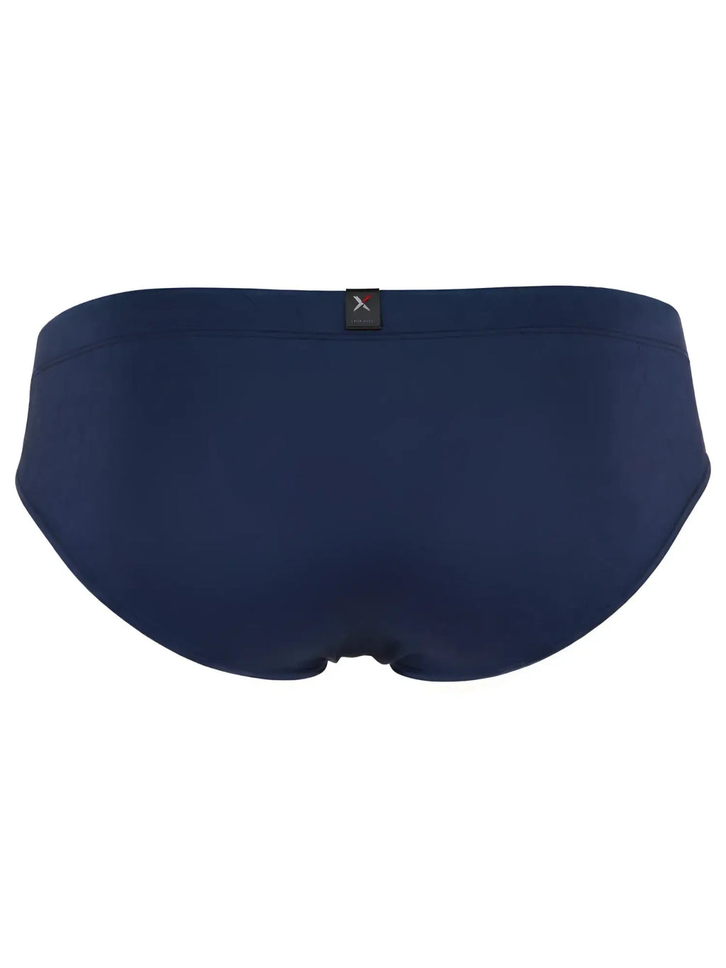Xtremen navy blue textured brief with subtle honeycomb pattern. Model 98572.