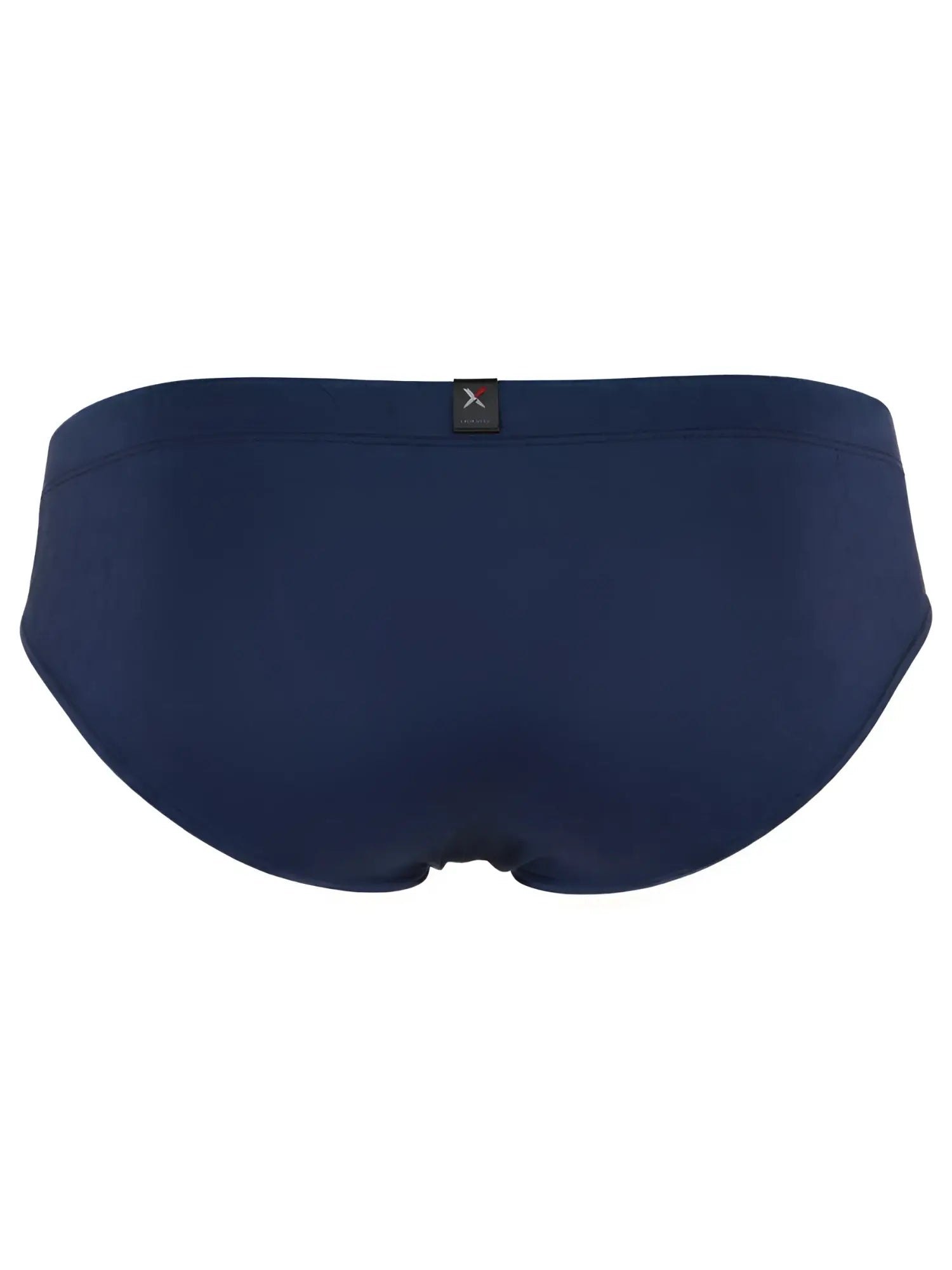 Xtremen navy blue textured brief with subtle honeycomb pattern. Model 98572.