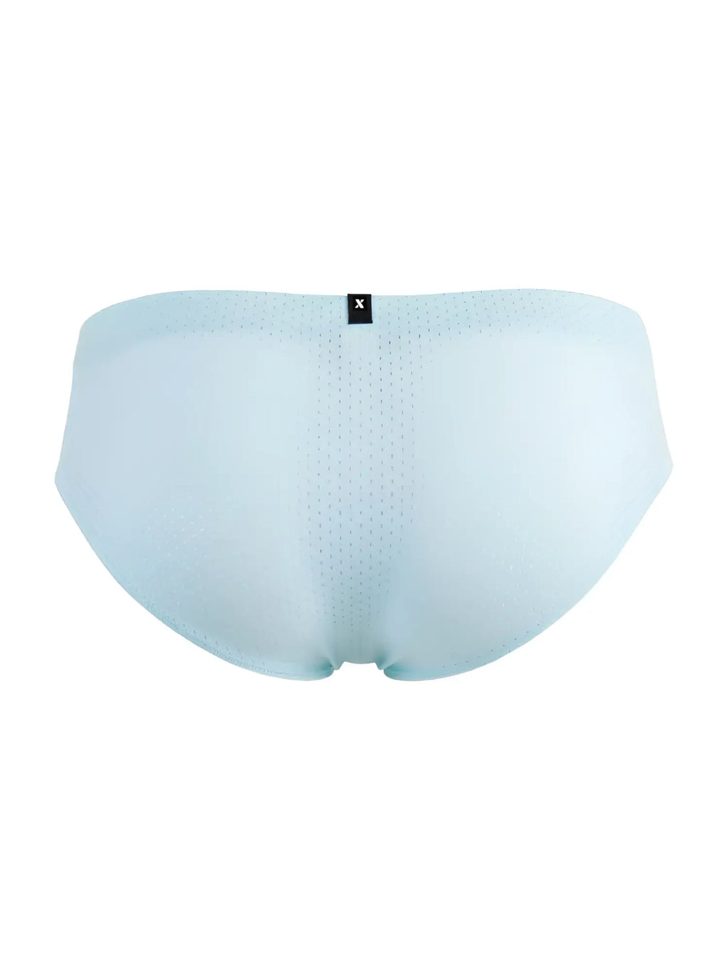 Xtremen 91270 Microfiber Mesh Briefs in Seawater, back view.