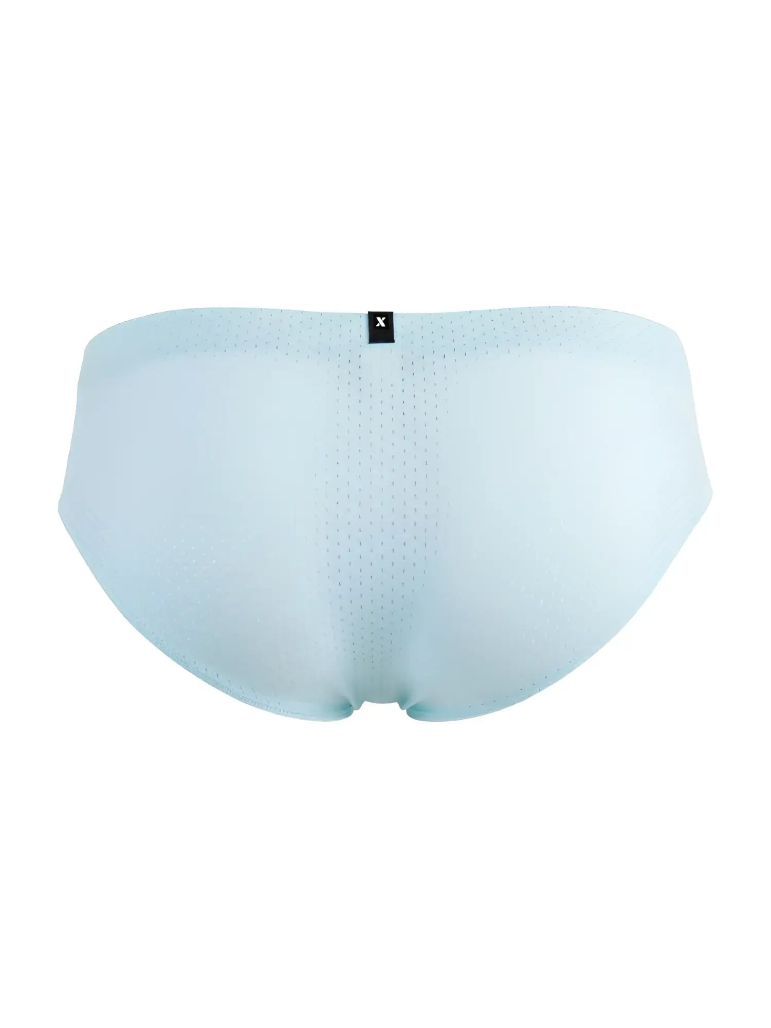 Xtremen 91270 Microfiber Mesh Briefs in Seawater, back view.