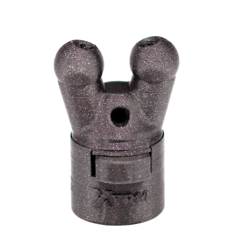 Dark gray glittery 3d printed bunny shaped usb flash drive with cylindrical base for xtrm xtrm snffr double small leakproof
