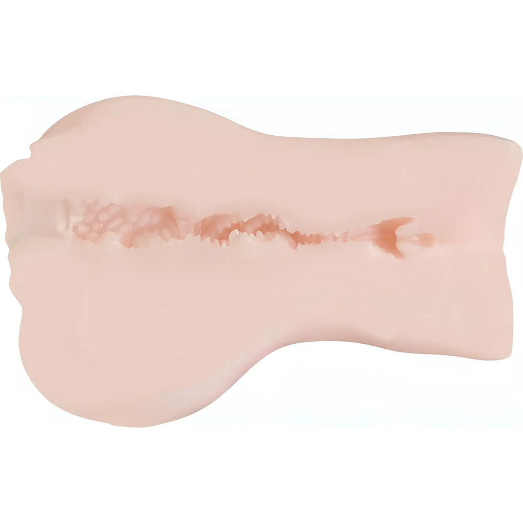 Pink silicone anal plug with textured interior ridges from yuira faleno star premium hall sora amakawa real hole masturbator