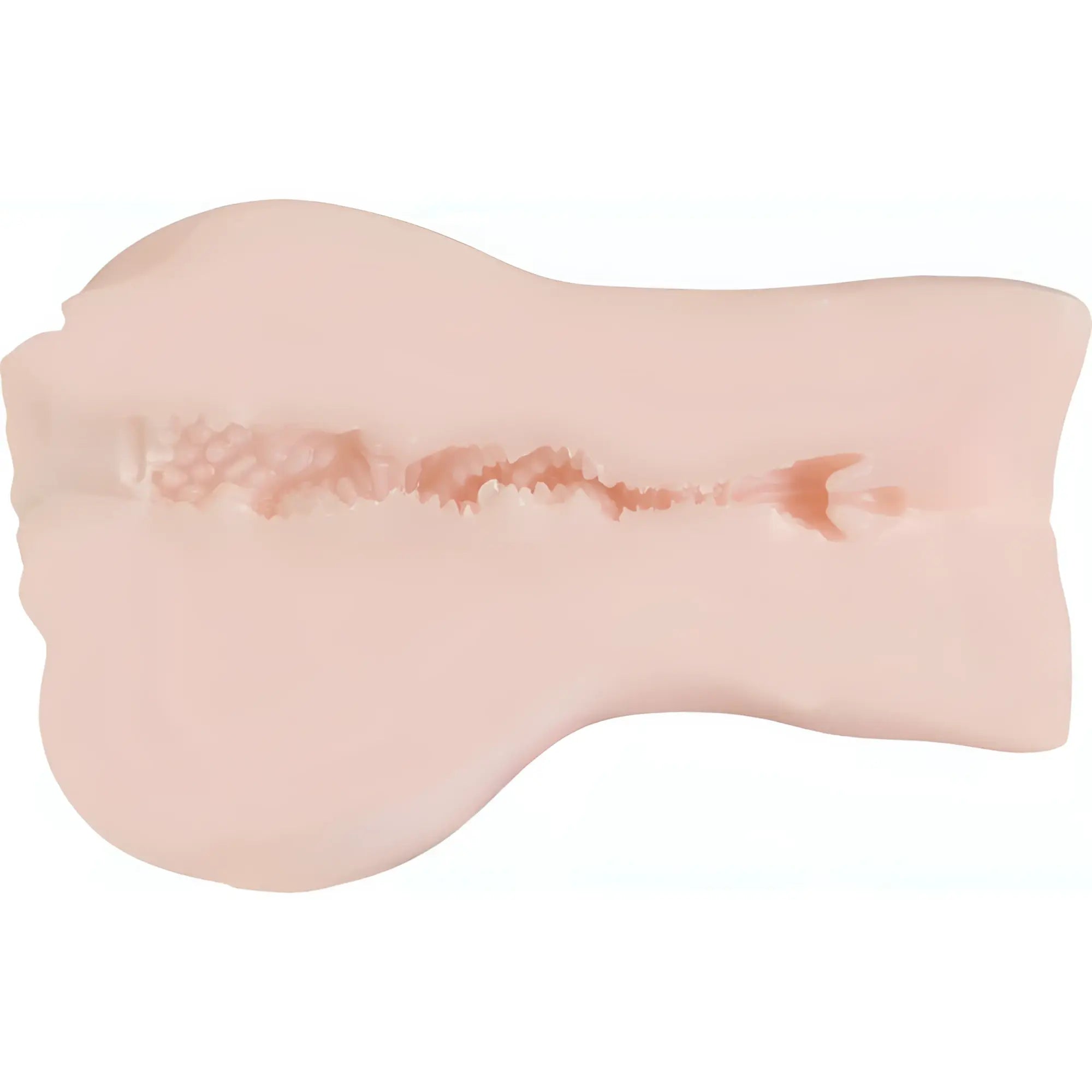 Pink silicone anal plug with textured interior ridges from yuira faleno star premium hall sora amakawa real hole masturbator
