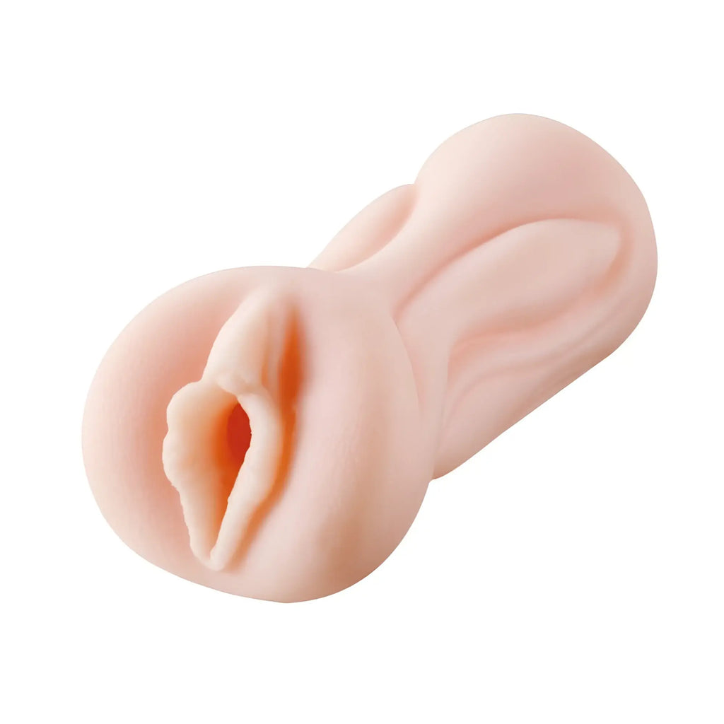 Pink silicone rabbit-shaped anal plug with realistic contours for yuira kmp hall mei satsuki masturbator with lotion