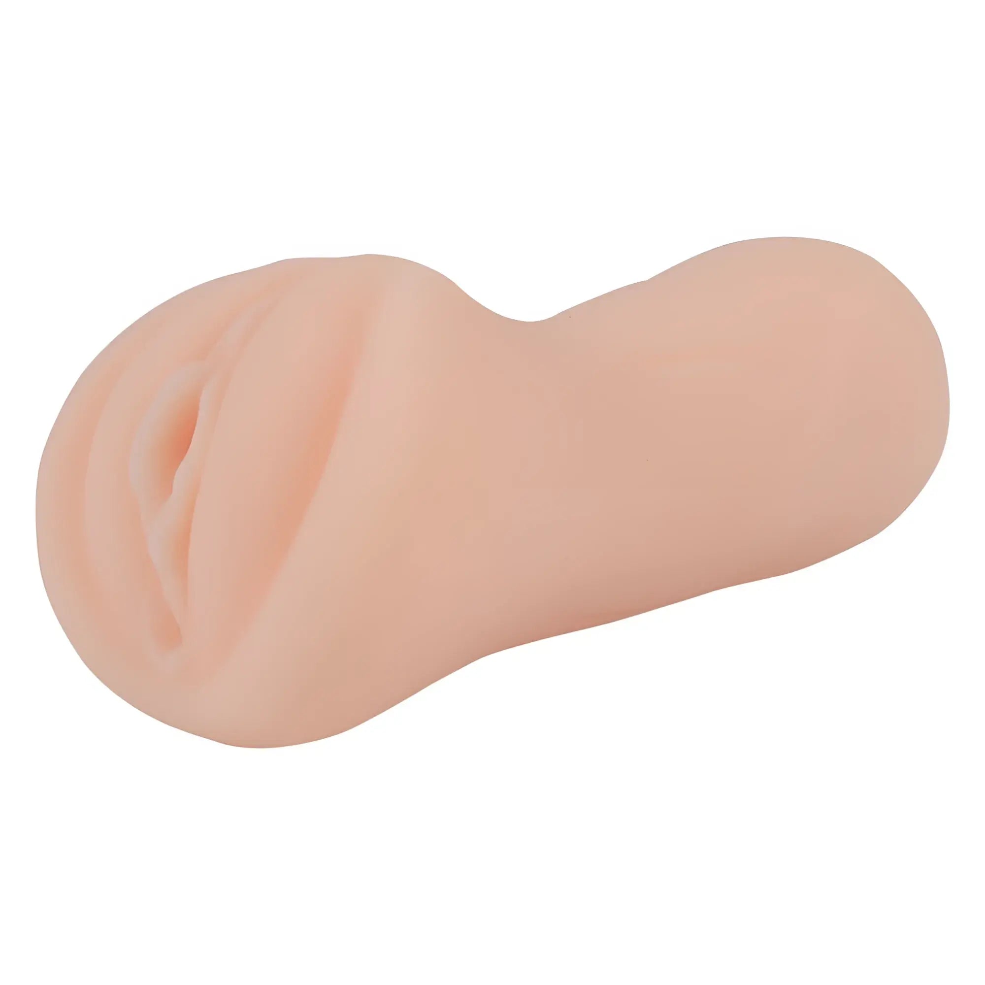 Pink silicone anal plug with realistic textured surface and tapered design from yuira kmp premium hall dx product