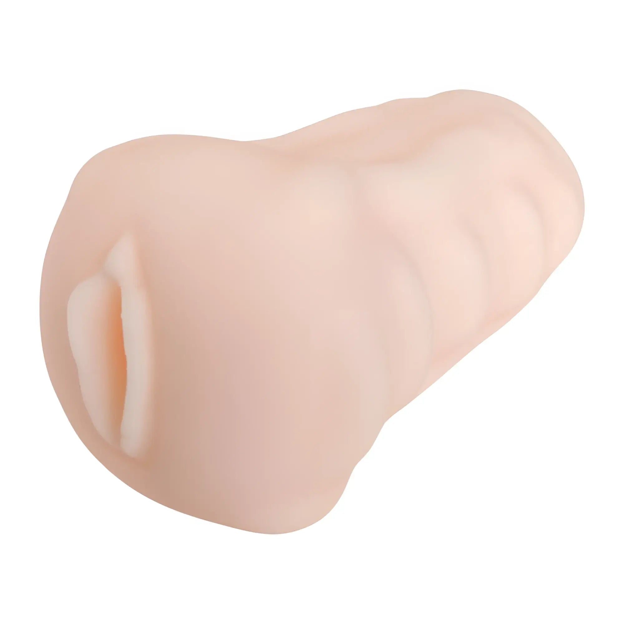 Beige silicone anal plug with textured surface and central opening from yuira maga this x comic mashō ero teika heroine john k peta masturbator