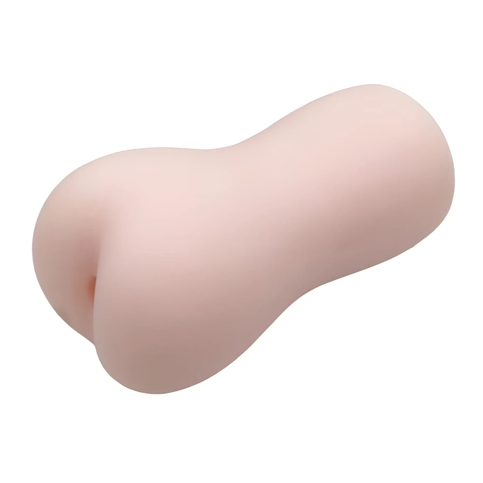 A smooth flesh toned silicone anal plug with a rounded tapered design for yuira mankitsuchu zorihida real hole masturbator